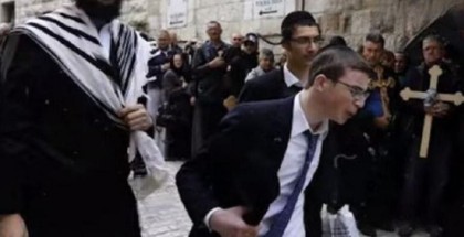 Israeli Settlers renew their targeting of Christian pilgrims in occupied Jerusalem